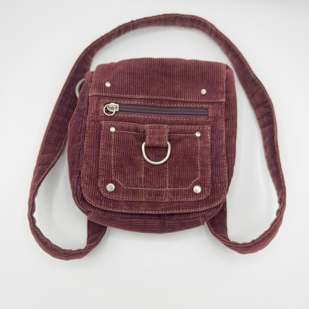 Vintage Y2K Joe Boxer Mini Crossbody Bag Womens Small Utility Flap Pocket